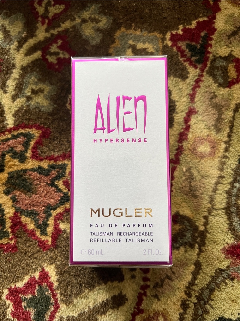 Mugler Alien Hypersense White Box with Pink Accents